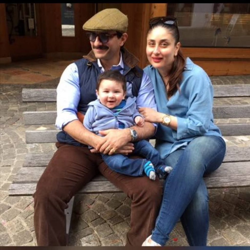 Cute Family Image Of Kareena Kapoor