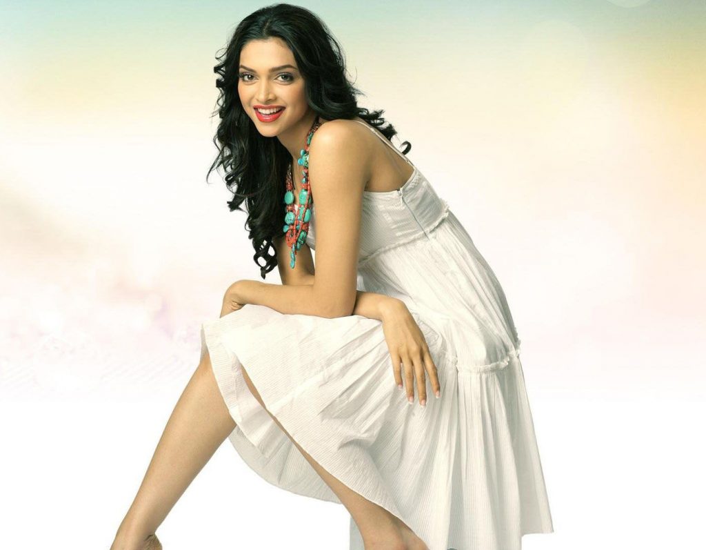 Deepika Padukone Hd Wallpaper White Dress Image