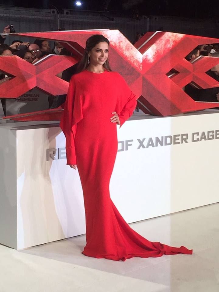 Hot Stylish Red Dress Photoshoot Of Deepika Padukone