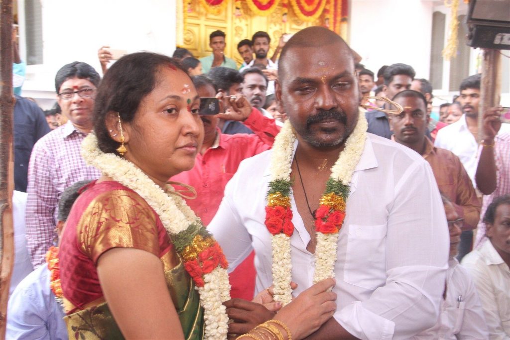 Raghava Lawrence With His Wife Photos