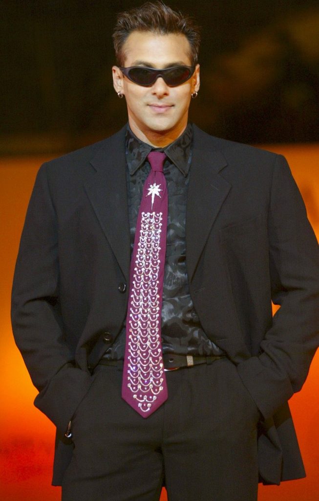 Salman Khan Black Coat Smart Style Image