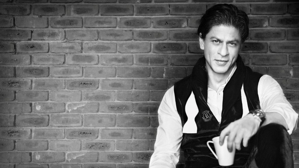 Shah Rukh Stylish Black And White Pics