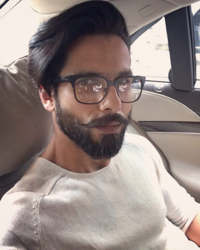 Shahid Kapoor New Look With Beard And Mouthstache