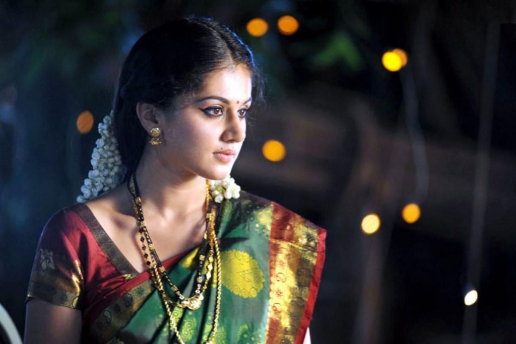 Traditional Saree Image Of Taapsee Pannu