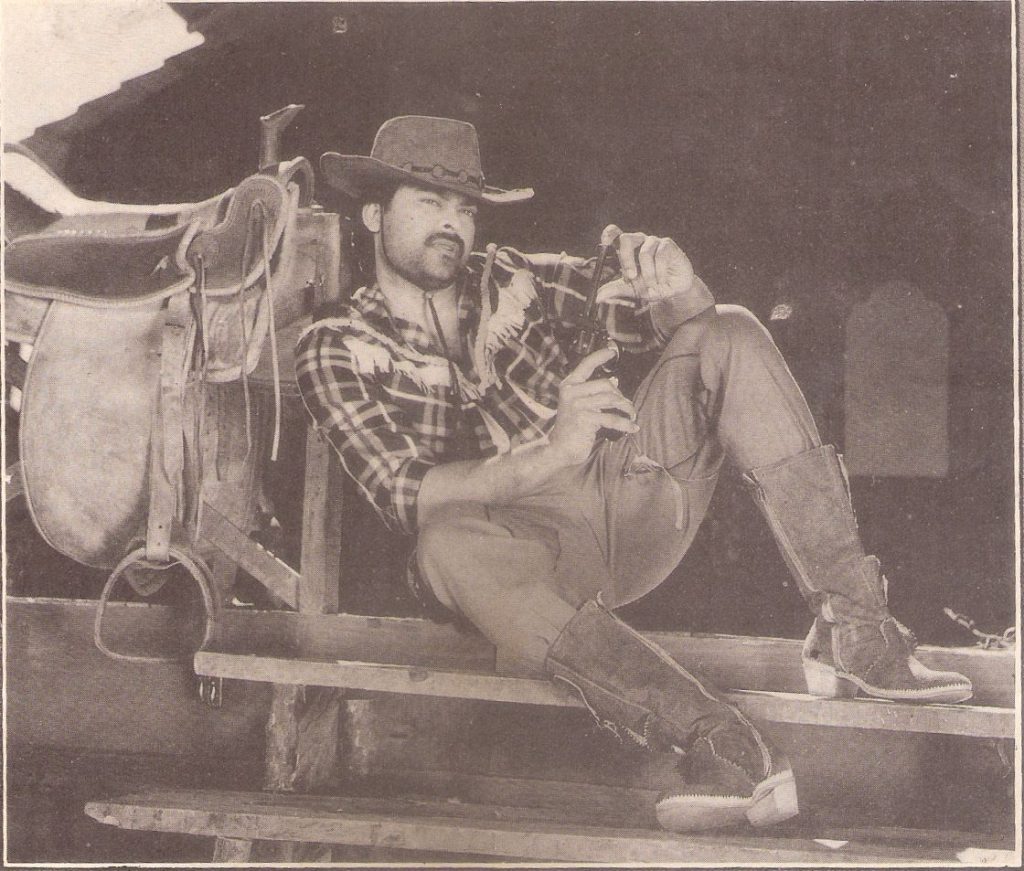 Young Black And White Image Of Chiranjeevi