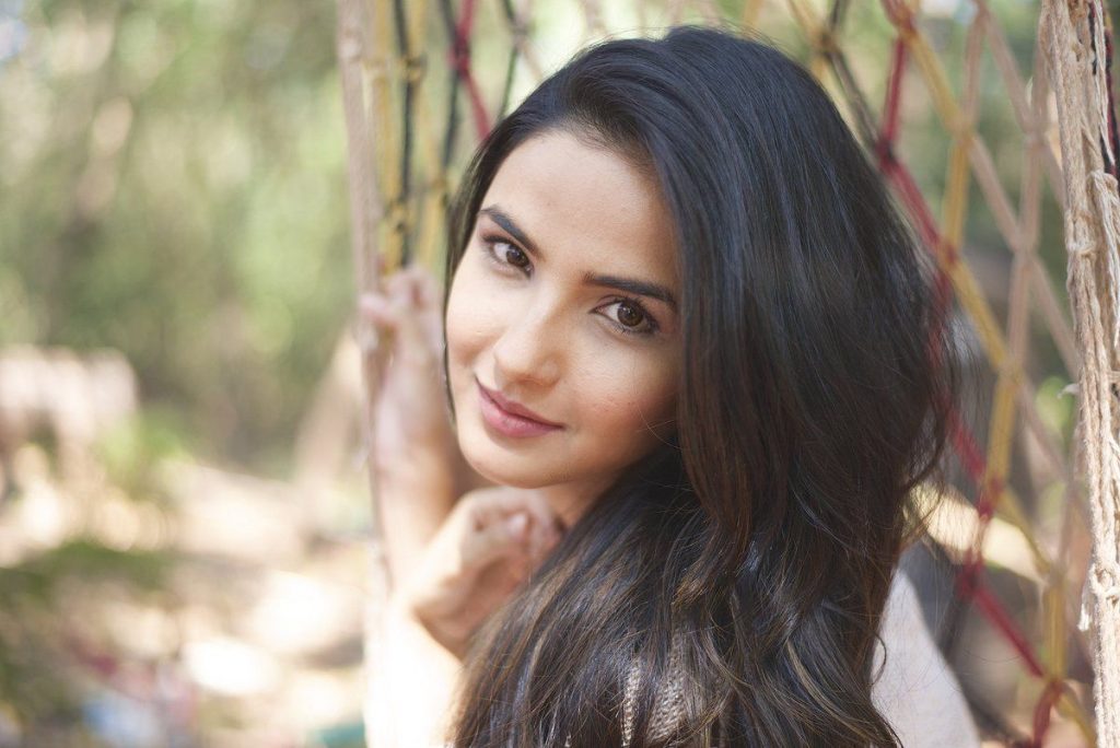 Close Up Face Image Of Jasmin Bhasin