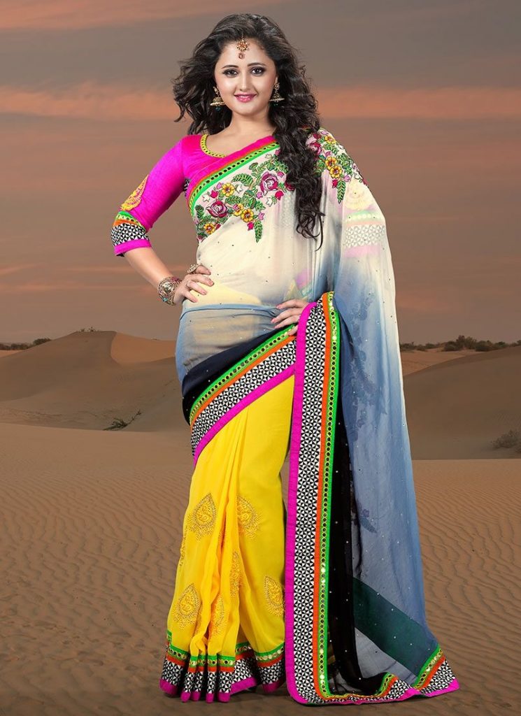 Hot Saree Photos Of Rashami Desai