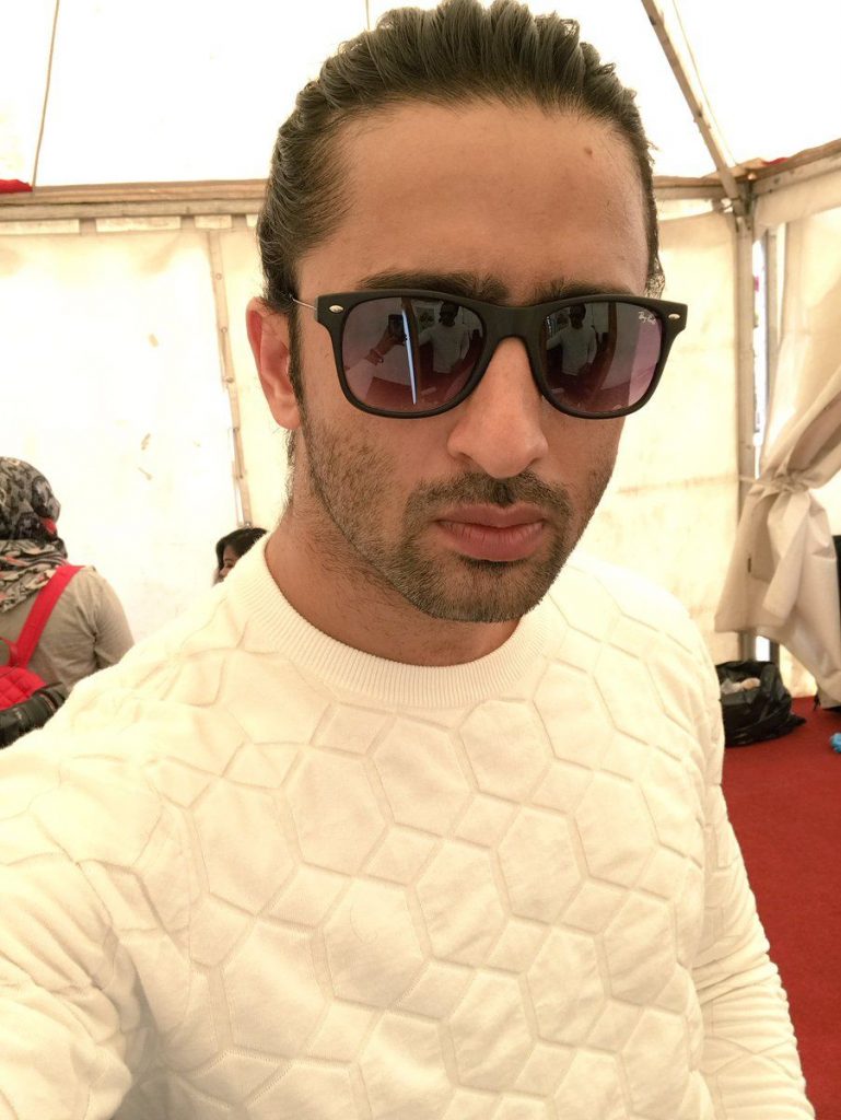 New Style Selfie Image Of Shaheer Sheikh