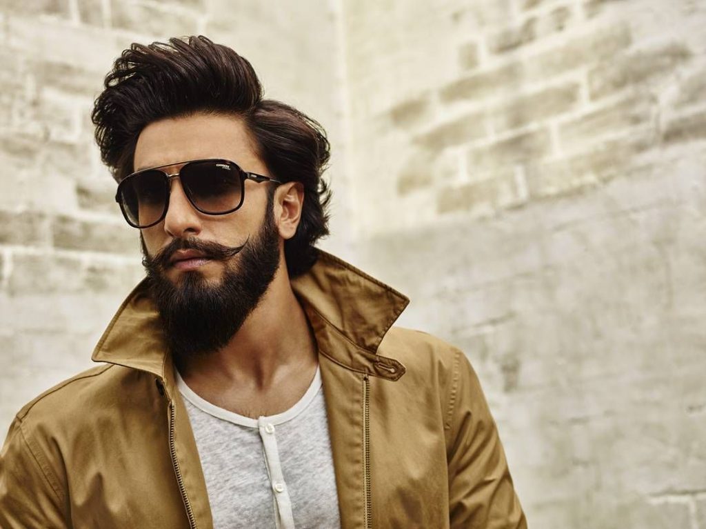 New Beard And Moustache Style Pics Of Ranveer Singh