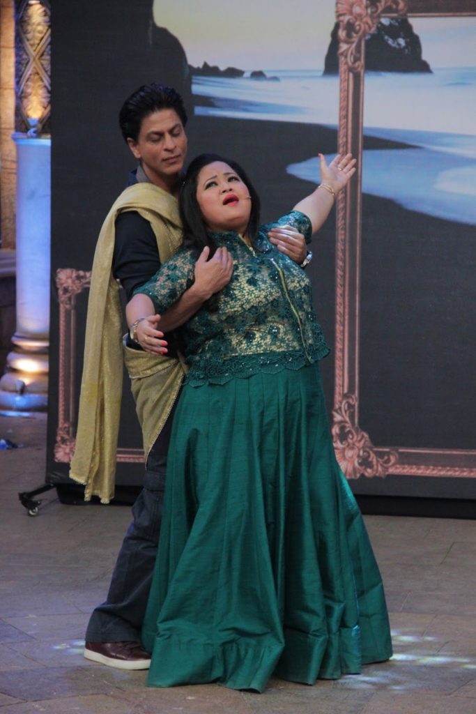 Shahrukh Khan And Bharti Singh Funny Image