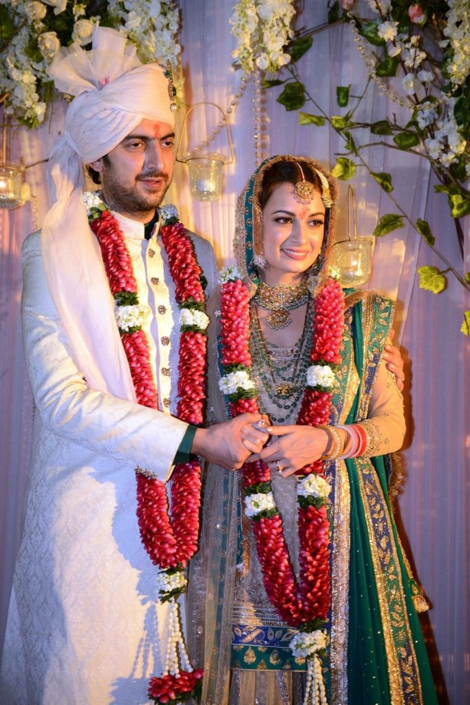 Wedding Pics Of Dia Mirza