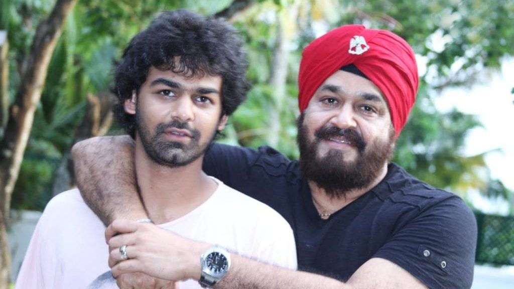 Mohanlal With His Son