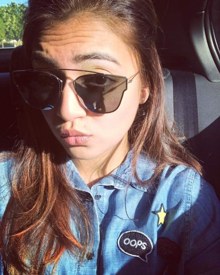 Nazriya Nazim Funny Look Selfie