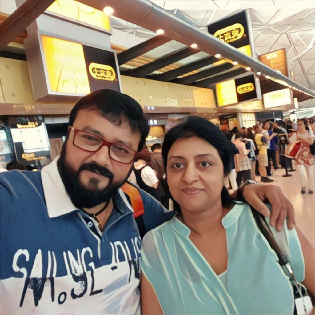 Jayaram And His Wife Selfie Pics